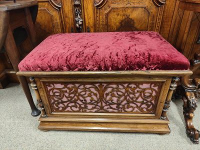 Victorian rosewood stool