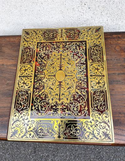 19th century boulle desk blotter