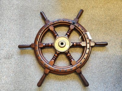 Antique ships wheel