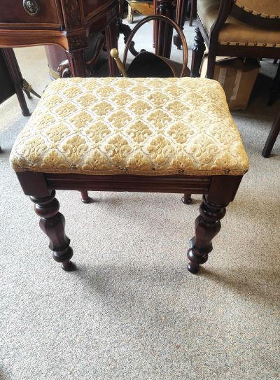 Victorian mahogany stool