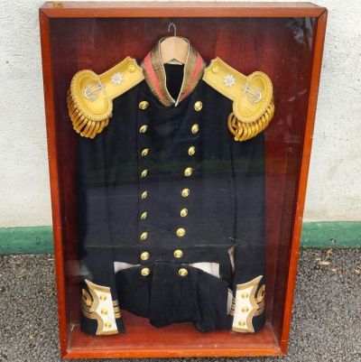 Cased royal navy jacket