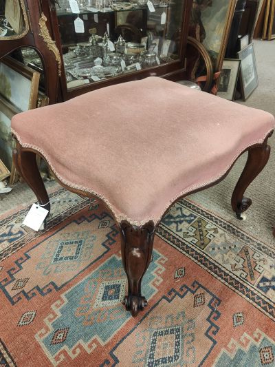 Victorian mahogany stool