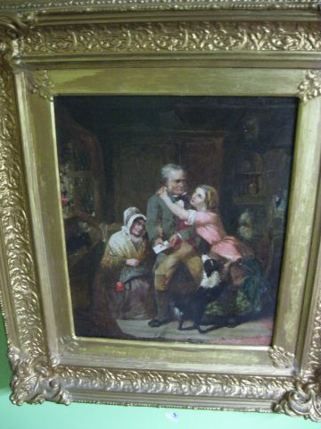 A 19th century oil