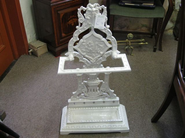 A cast iron victorian stick stand