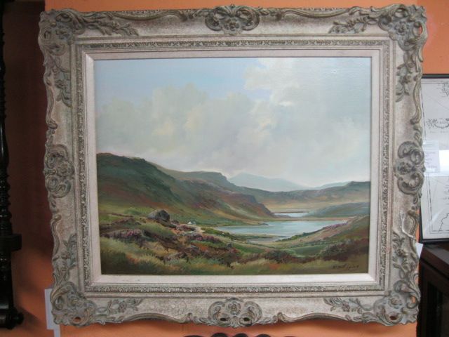Oil Painting, signed - Connemara