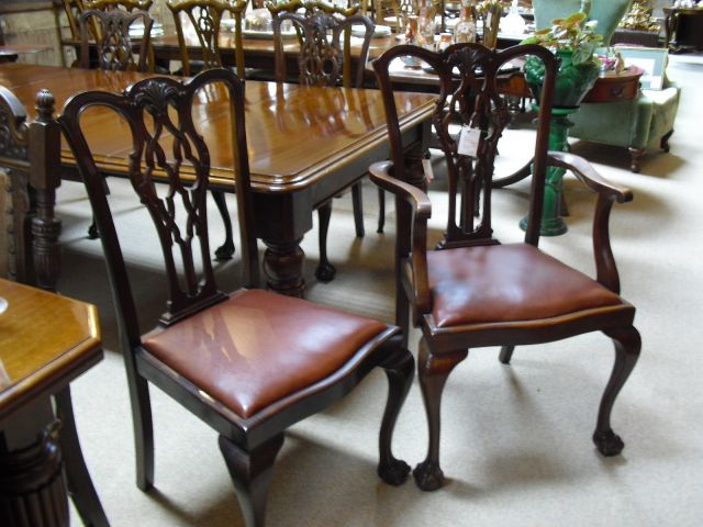 Set Six Mahogany Dining Chairs
