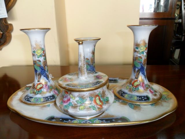 Fieldings Devon Ware Dressing Table Set