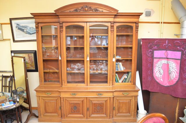 A Victorian mahogany four door bookcase