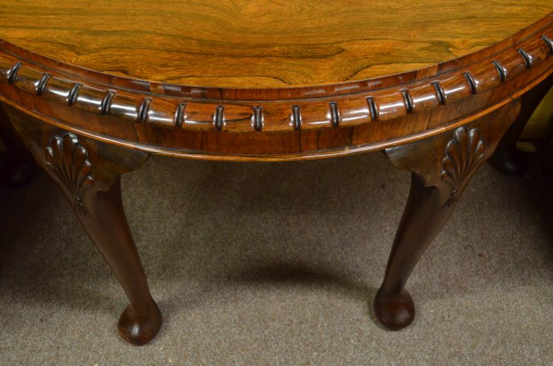 Rosewood top side table 