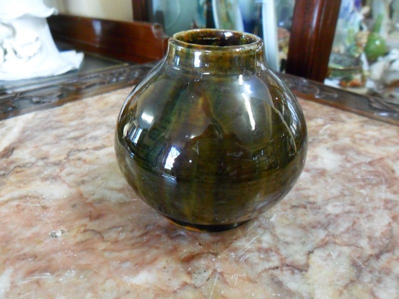 Dunmore Treacle glaze Vase