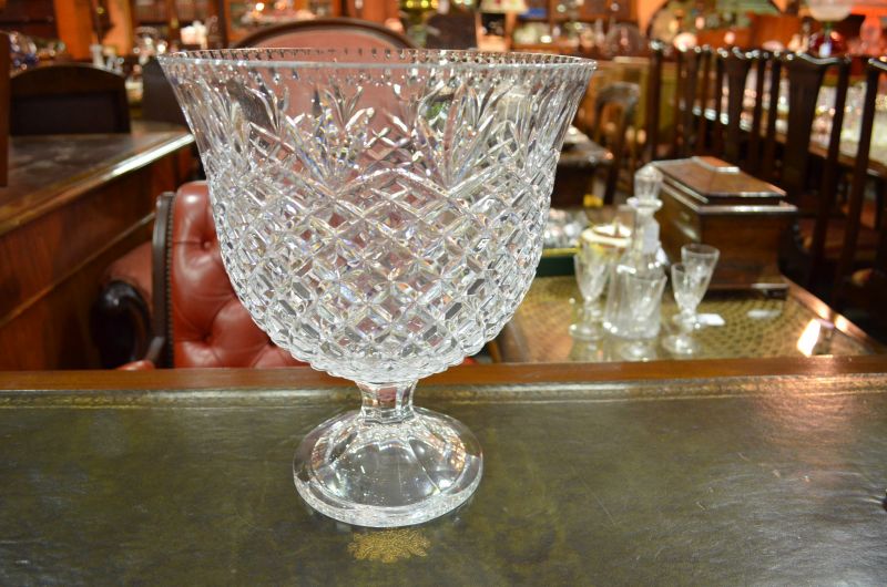 Large cut glass Vase