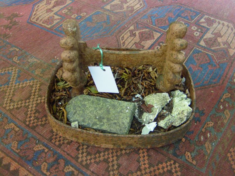 Victorian cast iron foot scrapper