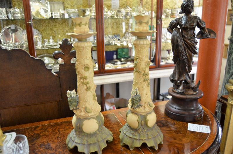 Pair of austrian porcelain 