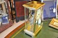 Victorian brass mantle clock Thumbnail 3