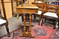 Victorian burr walnut sewing table Thumbnail 4