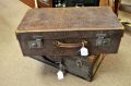 Selection of old leather travel cases Thumbnail 2