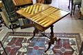 Victorian burr-walnut sewing / games table Thumbnail 4