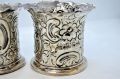 Pair of silver pots Thumbnail 3