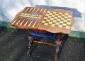 Victorian burr walnut games/ sewing table Thumbnail 3