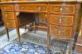 Edwardian mahogany desk Thumbnail 3