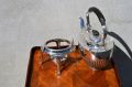 EPNS tea kettle on stand Thumbnail 3