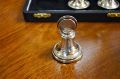 Set of six silver menu holders Thumbnail 3