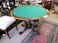 Victorian burr-walnut card table Thumbnail 3