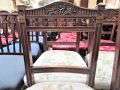 Set of eight late victorian mahogany chairs Thumbnail 3