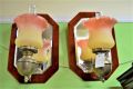 Pair of oil lamp brackets (modern shades) Thumbnail 2