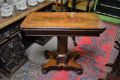 Mahogany turn over leaf card table Thumbnail 1