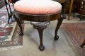 1920s mahogany stool Thumbnail 2