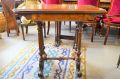 Victorian burr walnut card table Thumbnail 2