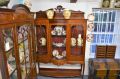 Edwardian mahogany display cabinet Thumbnail 2
