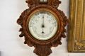 Edwardian oak cased barometer Thumbnail 3