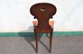 Victorian mahogany hall chair Thumbnail 4