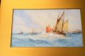 Pair of gilt framed 19th century watercolours Thumbnail 2