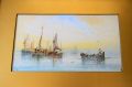 Pair of gilt framed 19th century watercolours Thumbnail 3