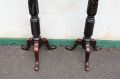 Pair 1920s mahogany torcheres Thumbnail 3