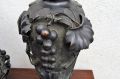 Pair 19th century japanese bronze vases Thumbnail 2