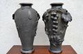 Pair 19th century japanese bronze vases Thumbnail 3