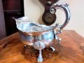 Irish silver sauce boat Thumbnail 2