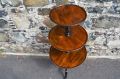 Victorian three tier mahogany wot-not Thumbnail 2
