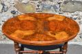 Victorian burr walnut side table Thumbnail 2
