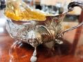 Irish silver sauce boat Thumbnail 2