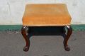 Victorian mahogany stool  Thumbnail 1