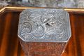 Georgian silver tea caddy Thumbnail 2