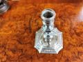 18th century irish silver taper candlestick Thumbnail 3