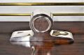Edwardian plated mantle clock Thumbnail 4
