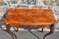 Victorian burr walnut  tea table Thumbnail 3