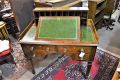 19th century mahogany leather top desk Thumbnail 3